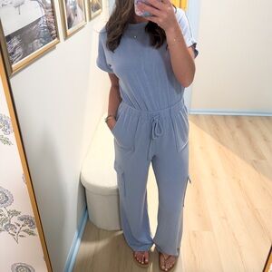 Gilli Soft Blue Casual Jumpsuit